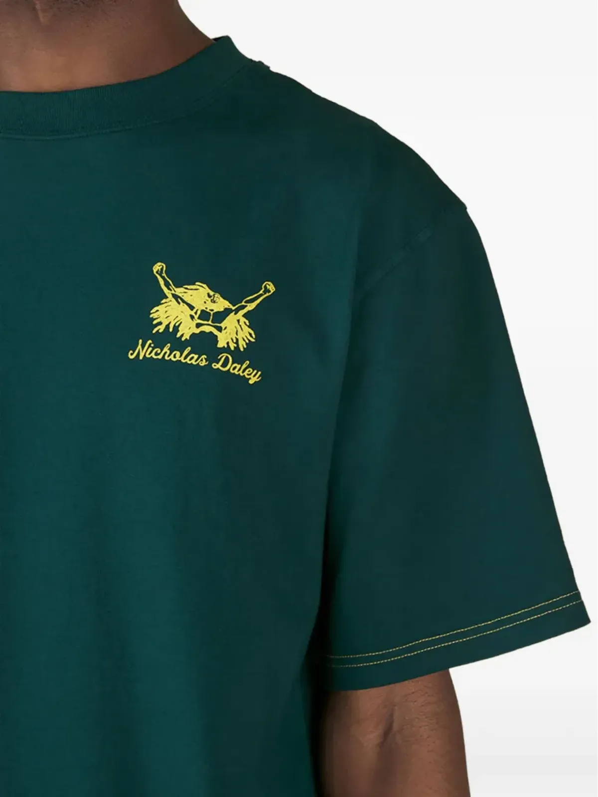 Nicholas Daley ロゴプリント Tシャツ - 画像4