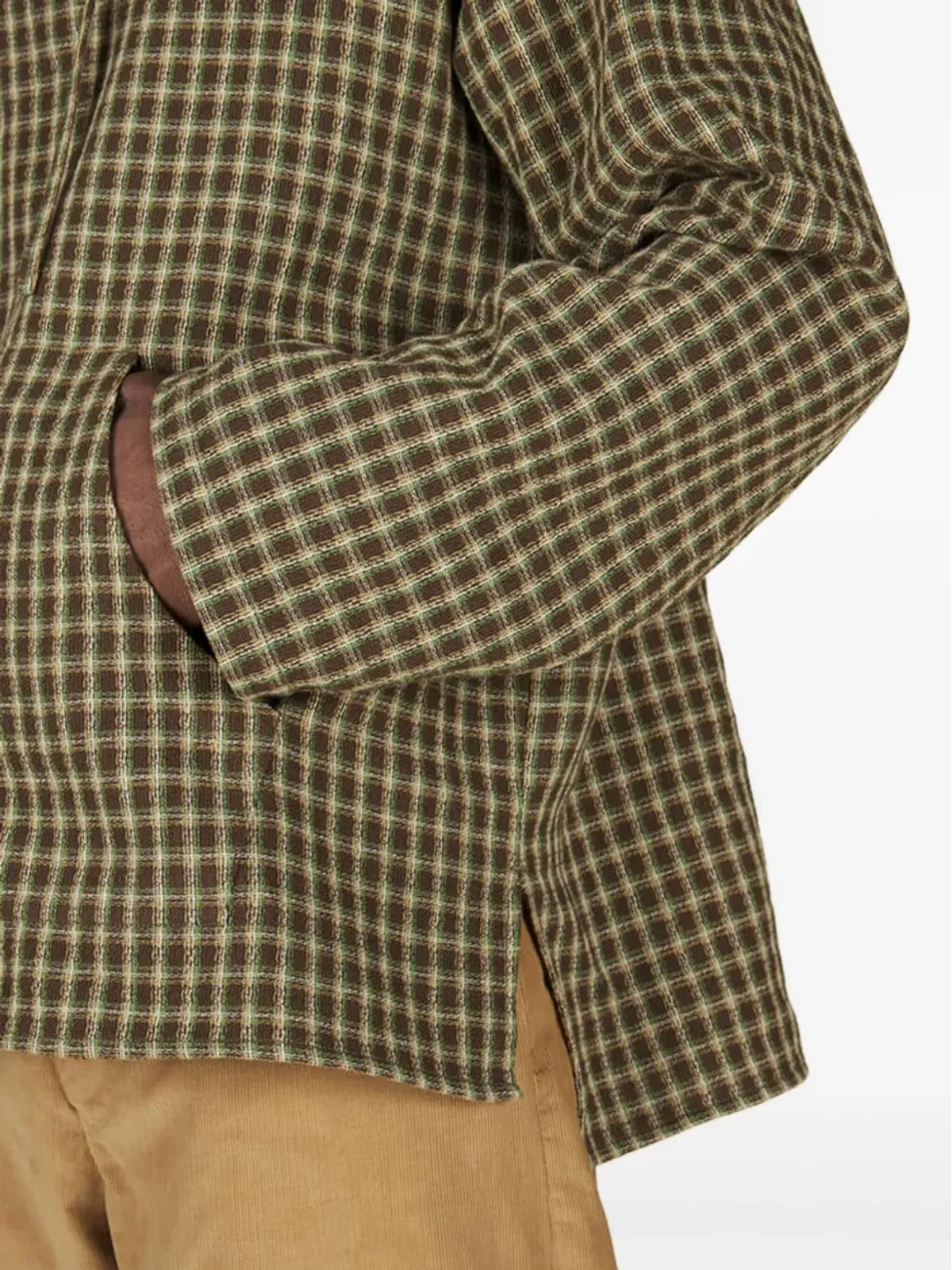 Nicholas Daley checked hoodie - 画像5