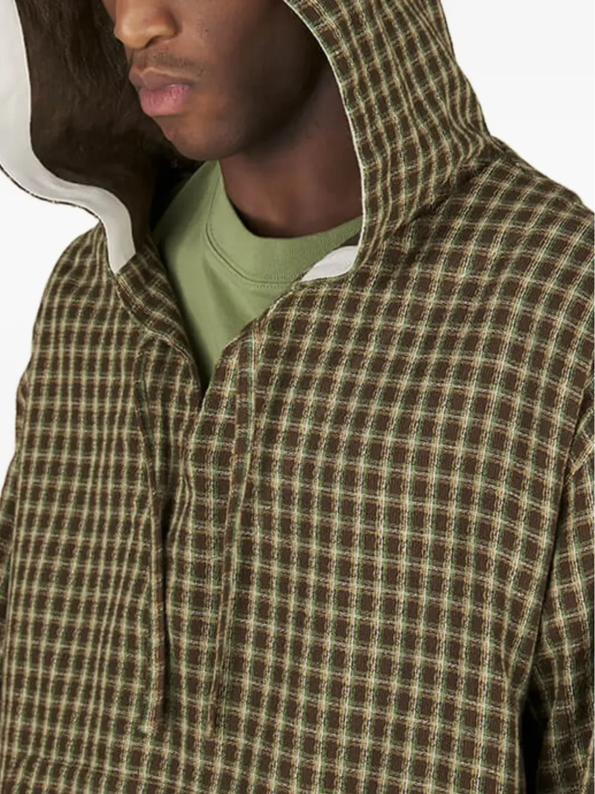 Nicholas Daley checked hoodie - 画像4