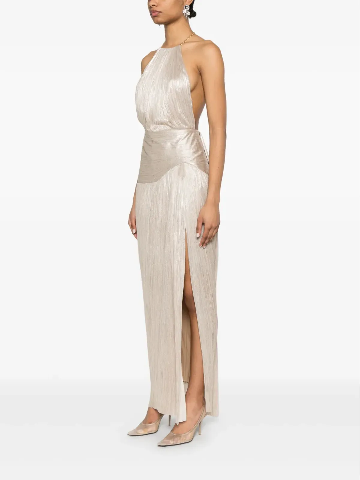 Maria Lucia Hohan Sheila maxi dress - Neutrals - 画像3