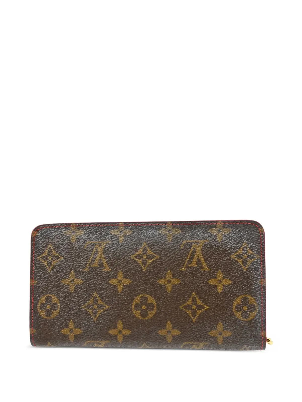 Louis Vuitton ビンテージ × Takashi Murakami 2005年モノグラム チェリープリント ウォレット ブラウン - 画像2