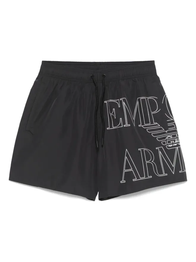 Emporio Armani Emporio Armani ロゴプリント スイムショーツの商品画像