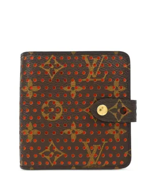 Louis Vuitton ビンテージ 2006 モノグラム・パーフォレーテッド・コンパクトウォレット - ブラウン - サムネイル1