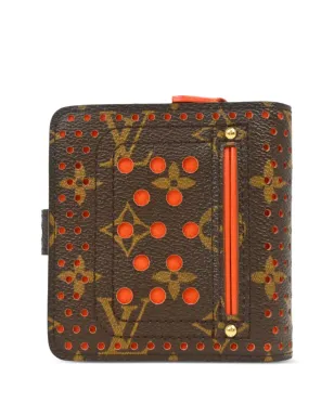 Louis Vuitton ビンテージ 2006 モノグラム・パーフォレーテッド・コンパクトウォレット - ブラウン - サムネイル2
