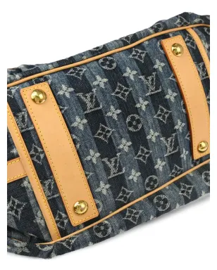 Louis Vuitton ビンテージ 2006 Monogram Denim Cabas Raye トートバッグ - ブルー - サムネイル5