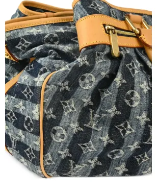 Louis Vuitton ビンテージ 2006 Monogram Denim Cabas Raye トートバッグ - ブルー - サムネイル3