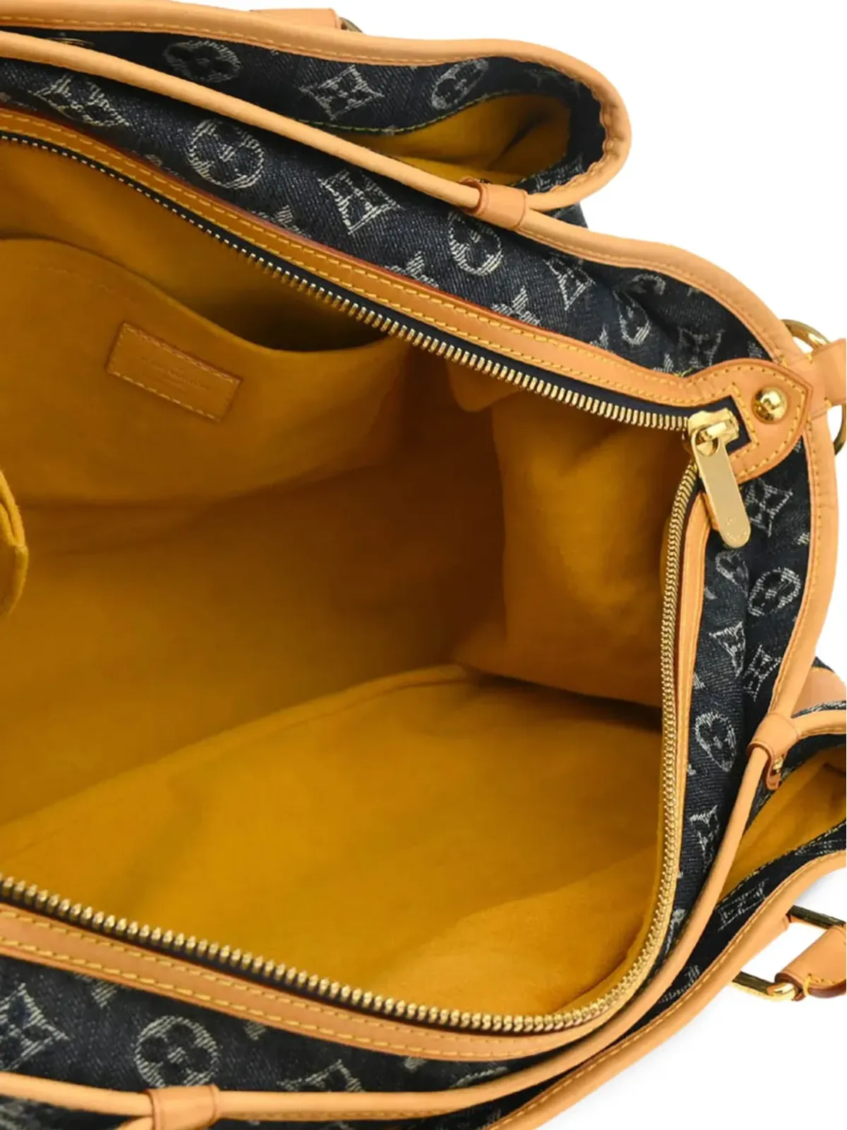 Louis Vuitton ビンテージ 2006 Monogram Denim Cabas Raye トートバッグ - ブルー - 画像4