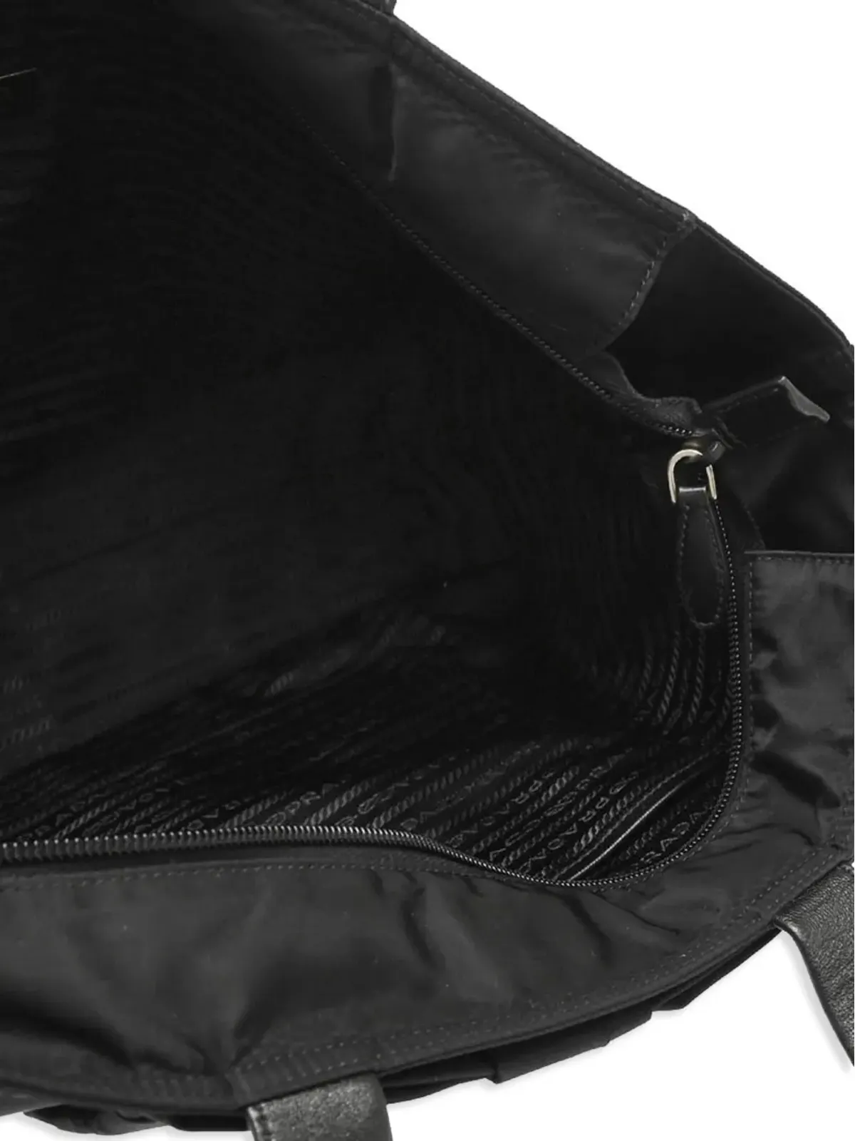Prada ビンテージ 2010年 リボン付きトートバッグ - ブラック - 画像4