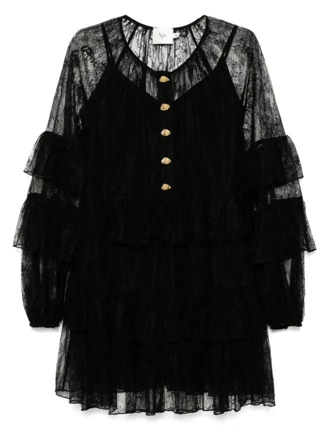 Aje Aje mini Primrosi dress - Blackの商品画像