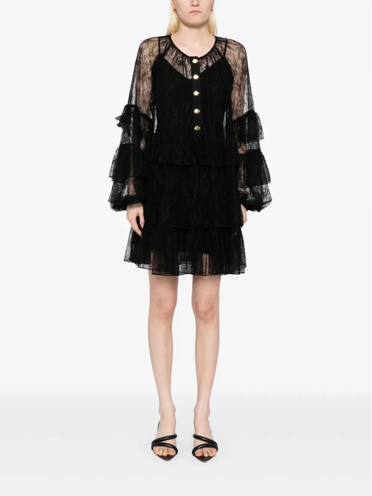 Aje mini Primrosi dress - Black - 画像2