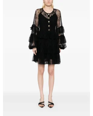 Aje mini Primrosi dress - Black - サムネイル2