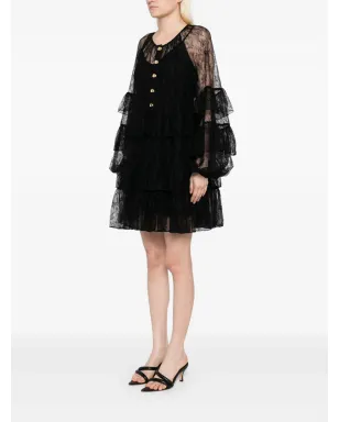 Aje mini Primrosi dress - Black - サムネイル3