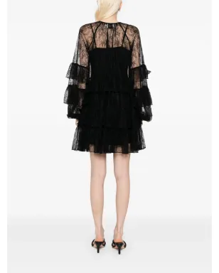 Aje mini Primrosi dress - Black - サムネイル4