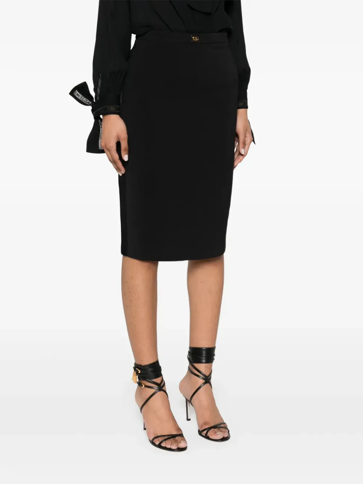 Elisabetta Franchi クレープミニスカート - 画像3
