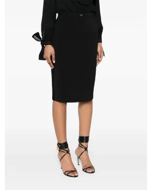 Elisabetta Franchi クレープミニスカート - サムネイル3