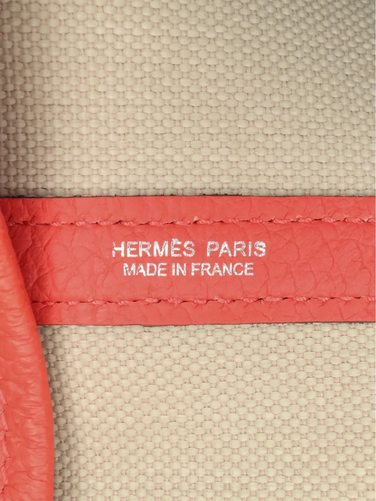 Hermès ビンテージ 2021 Toile Garden Party ファイル 28 サッチェル - ブラウン - 画像5