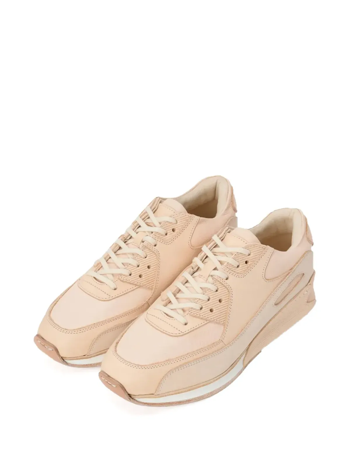 Hender Scheme レザー パネルドスニーカー - 画像2