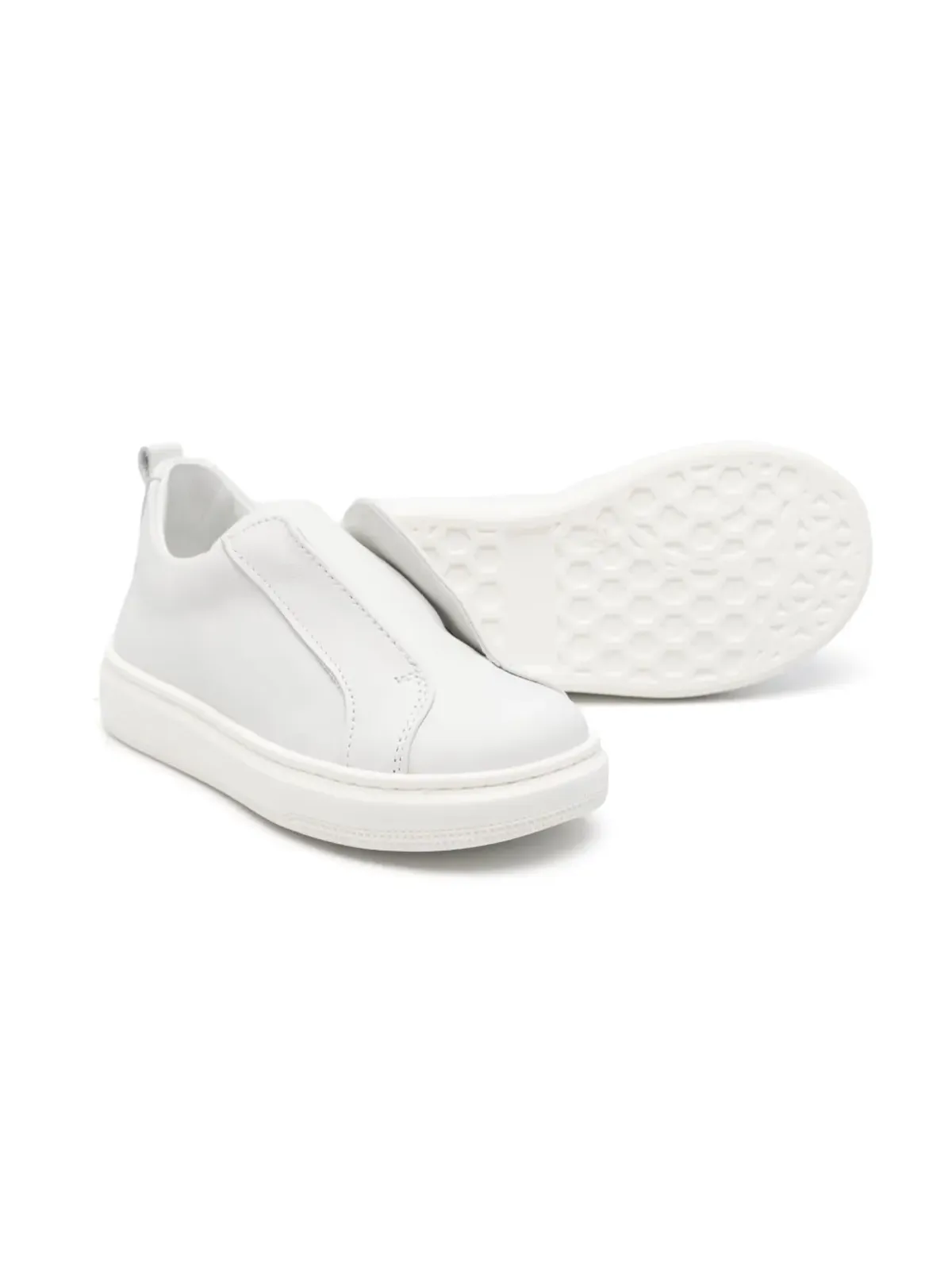 MONTELPARE TRADITION leather sneakers - White - 画像2
