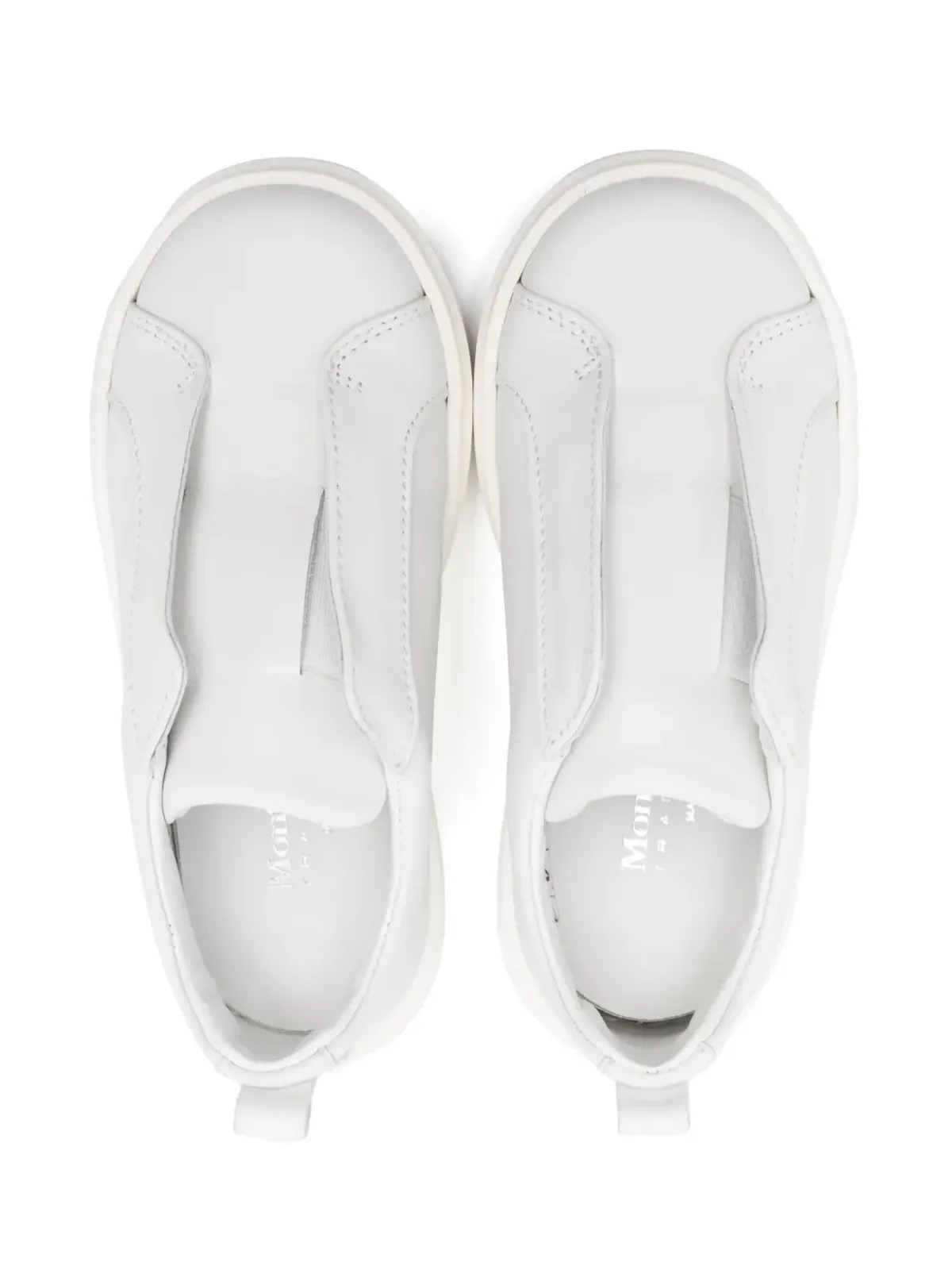 MONTELPARE TRADITION leather sneakers - White - 画像3