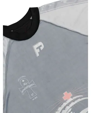 PROTOTYPES Inside Out Football T-Shirt - Grey - サムネイル3