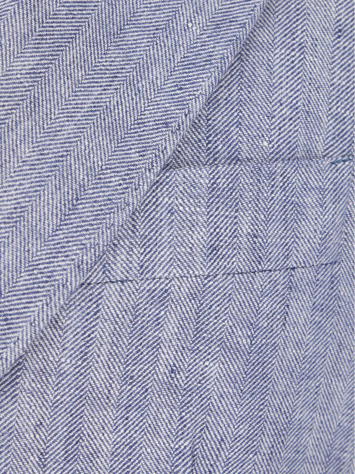 COLAMARINO 刺繍入りリネンブレザー ブルー - 画像3