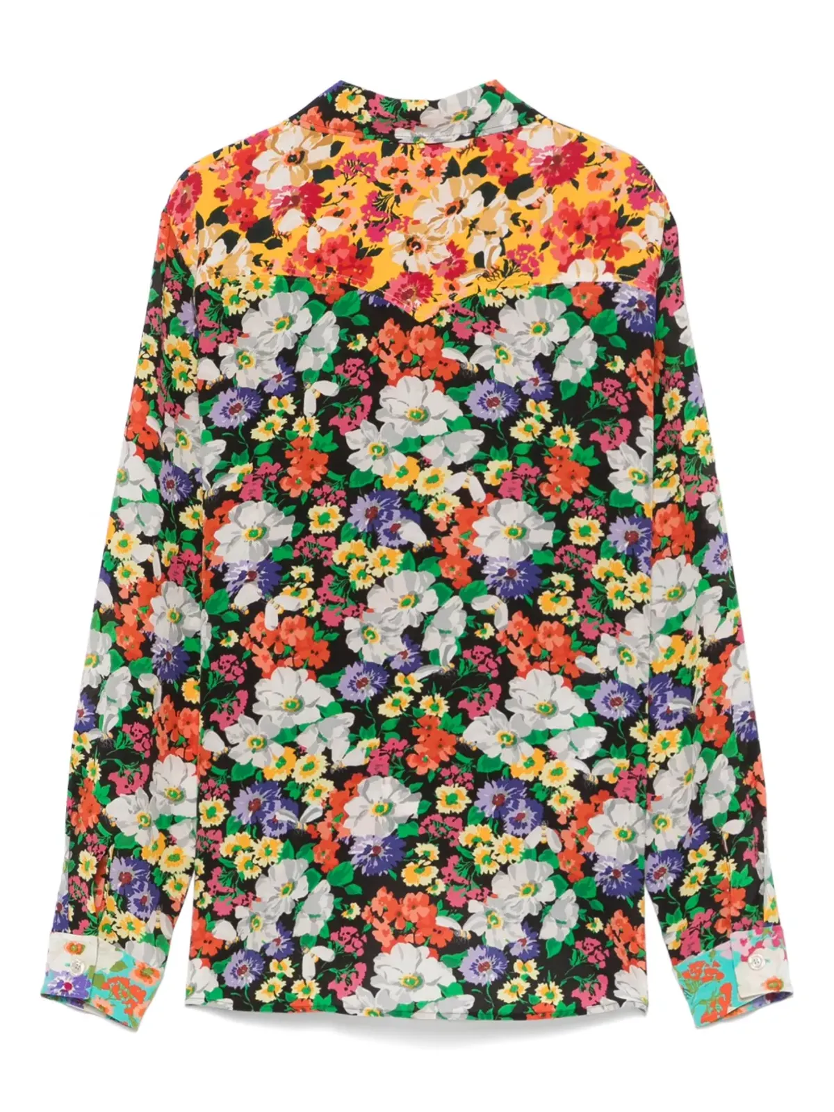 ビンテージ Gucci 花柄シャツ 2010年代 ブラック - 画像2