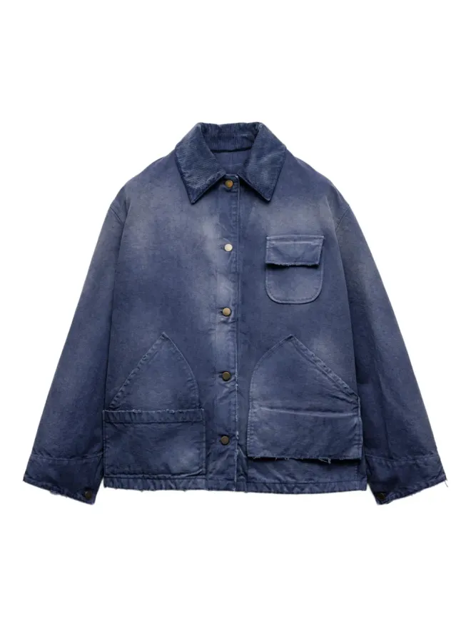 Prada Prada 洗い加工キャンバスジャケットの商品画像