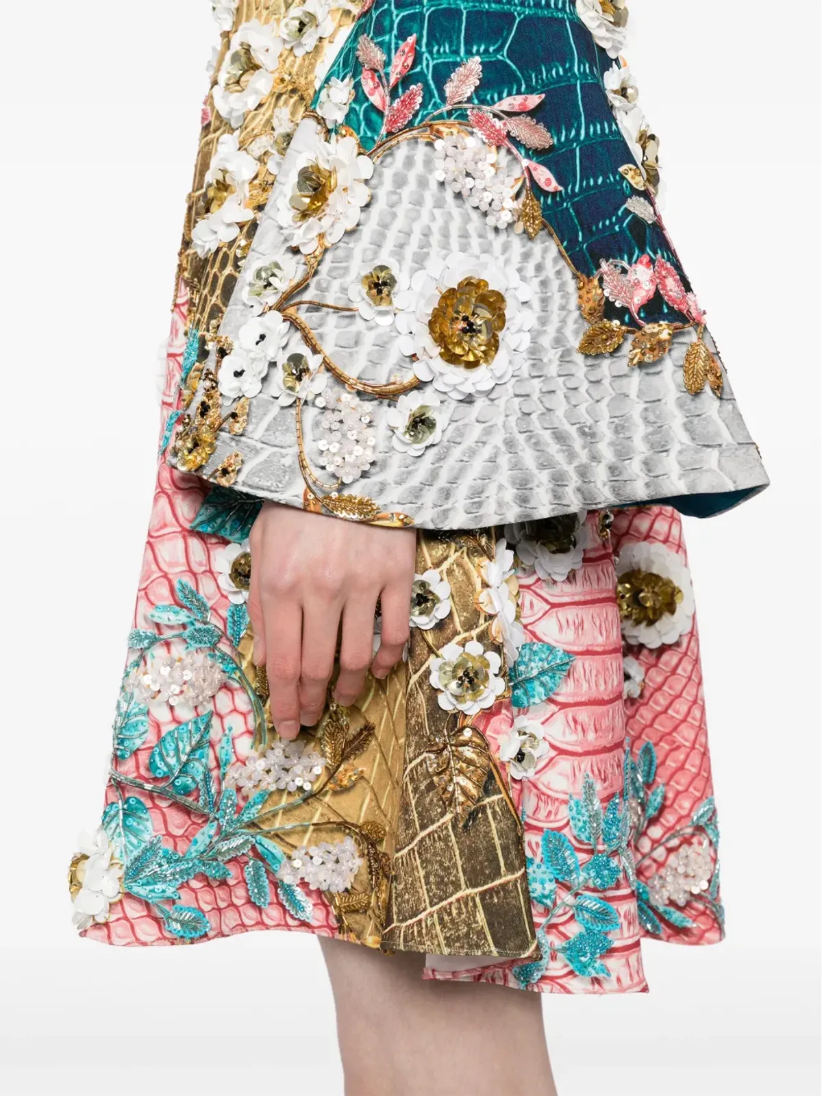 Mary Katrantzou Beamドレス（グリーン） - 画像5