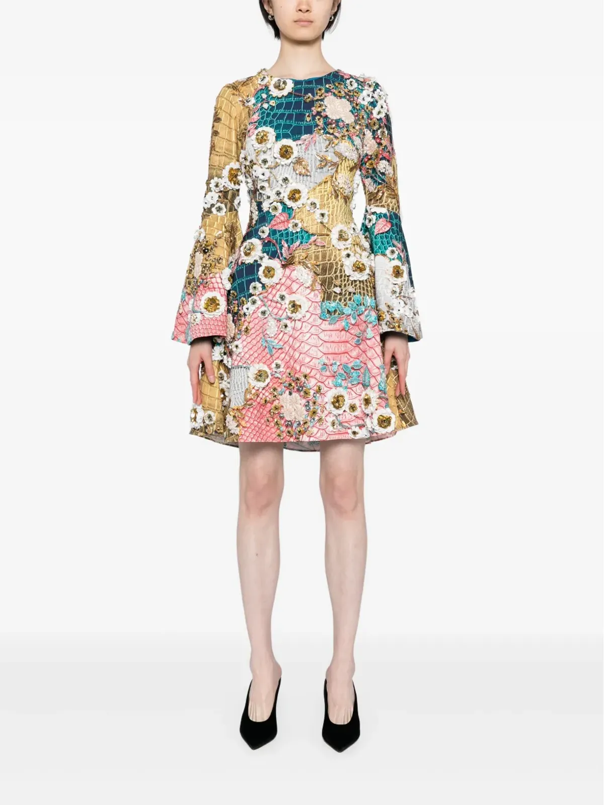 Mary Katrantzou Beamドレス（グリーン） - 画像2