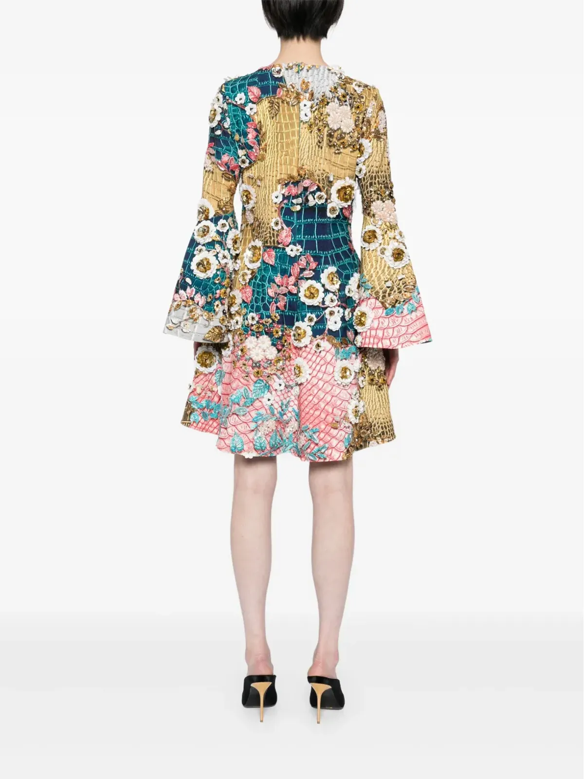 Mary Katrantzou Beamドレス（グリーン） - 画像4