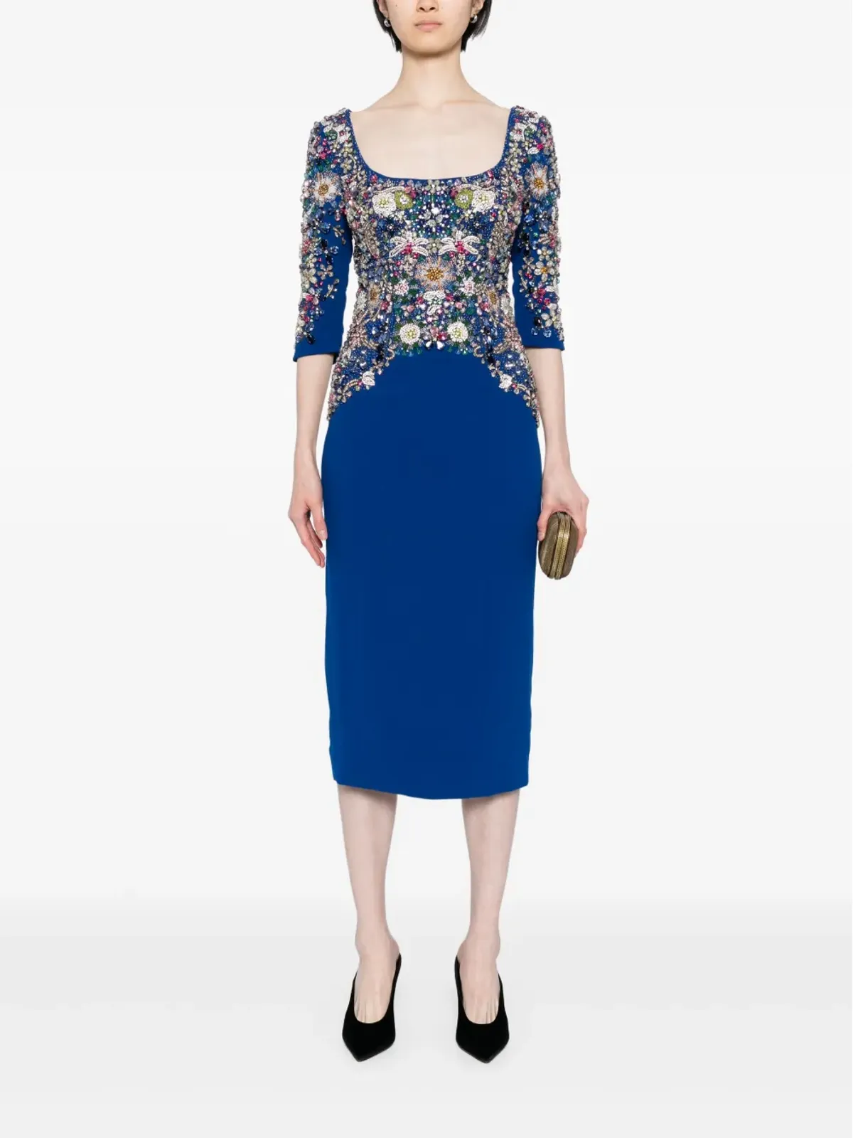 Mary Katrantzou アガベドレス - Blue - 画像2