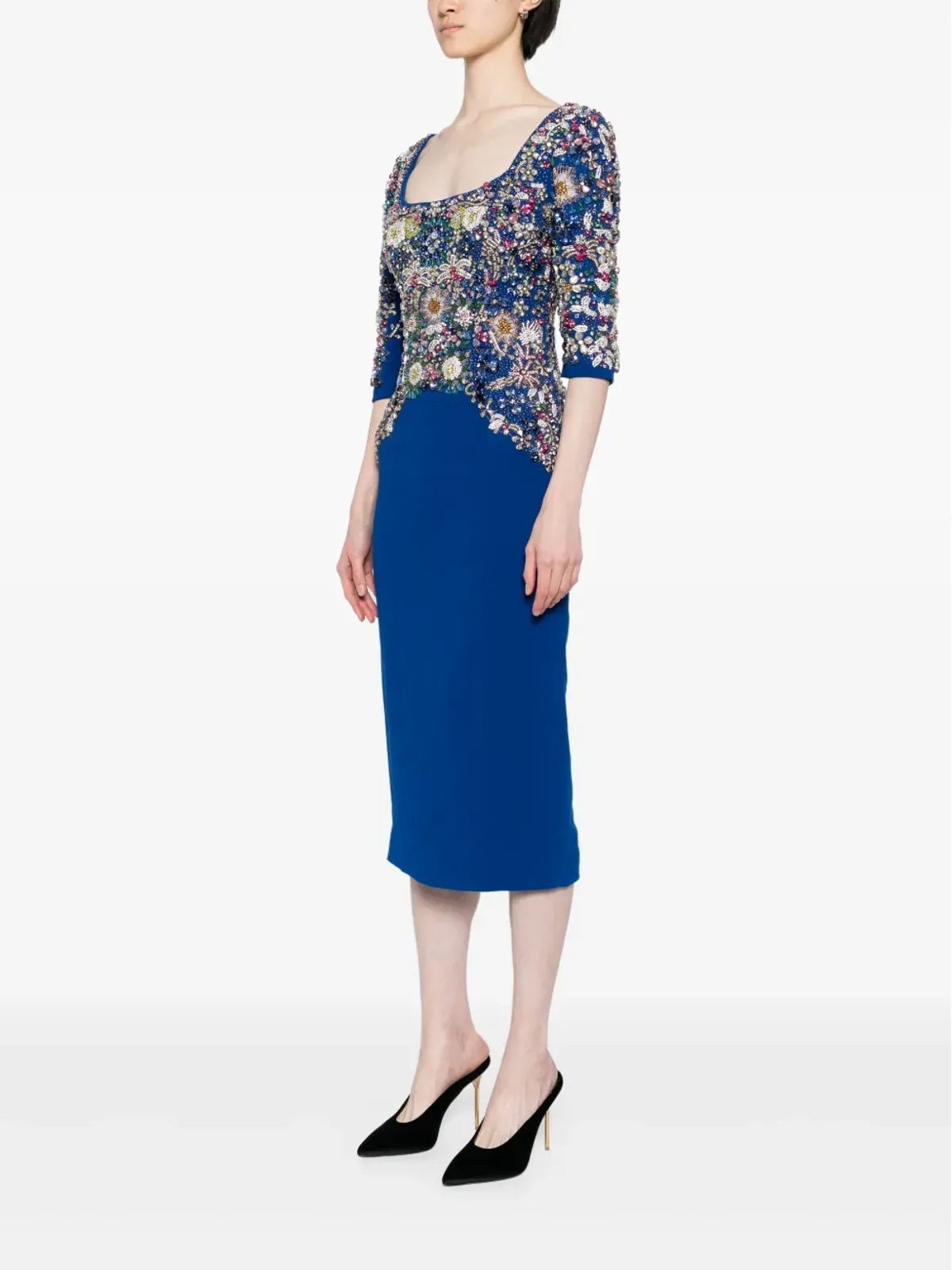 Mary Katrantzou アガベドレス - Blue - 画像3