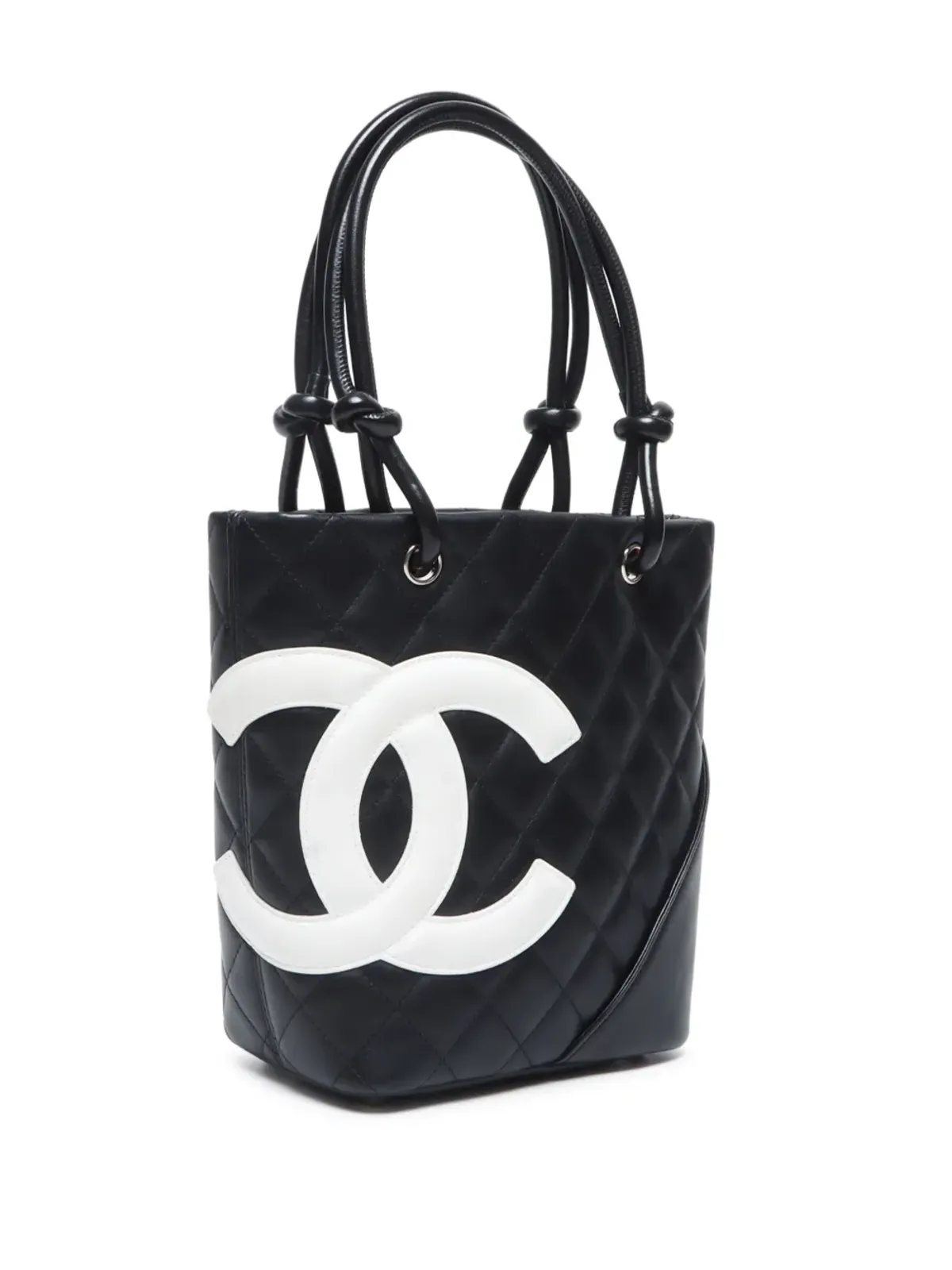 CHANEL Pre-Owned カンボン ライン トートバッグ - 画像3