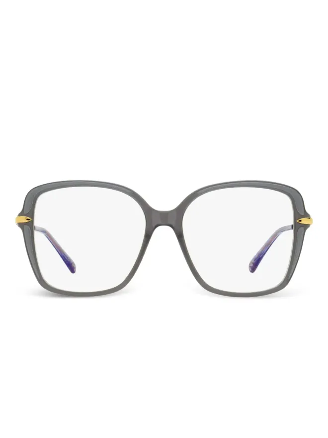 Pomellato Eyewear Pomellato Eyewear PM0090 square-shape glasses - Greyの商品画像