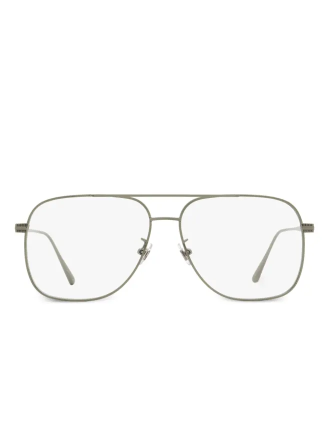 OMEGA EYEWEAR OMEGA EYEWEAR パイロットフレーム眼鏡の商品画像