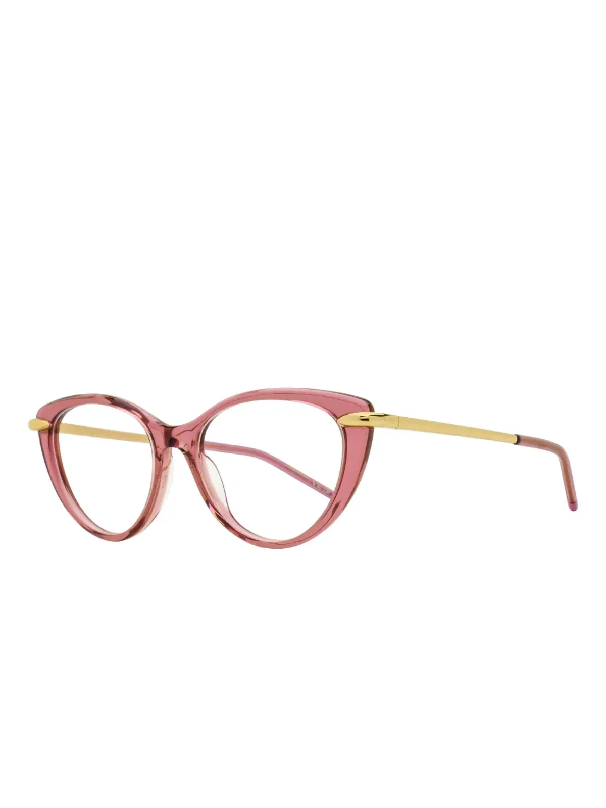 Pomellato Eyewear キャットアイ型メガネ - ピンク - 画像2