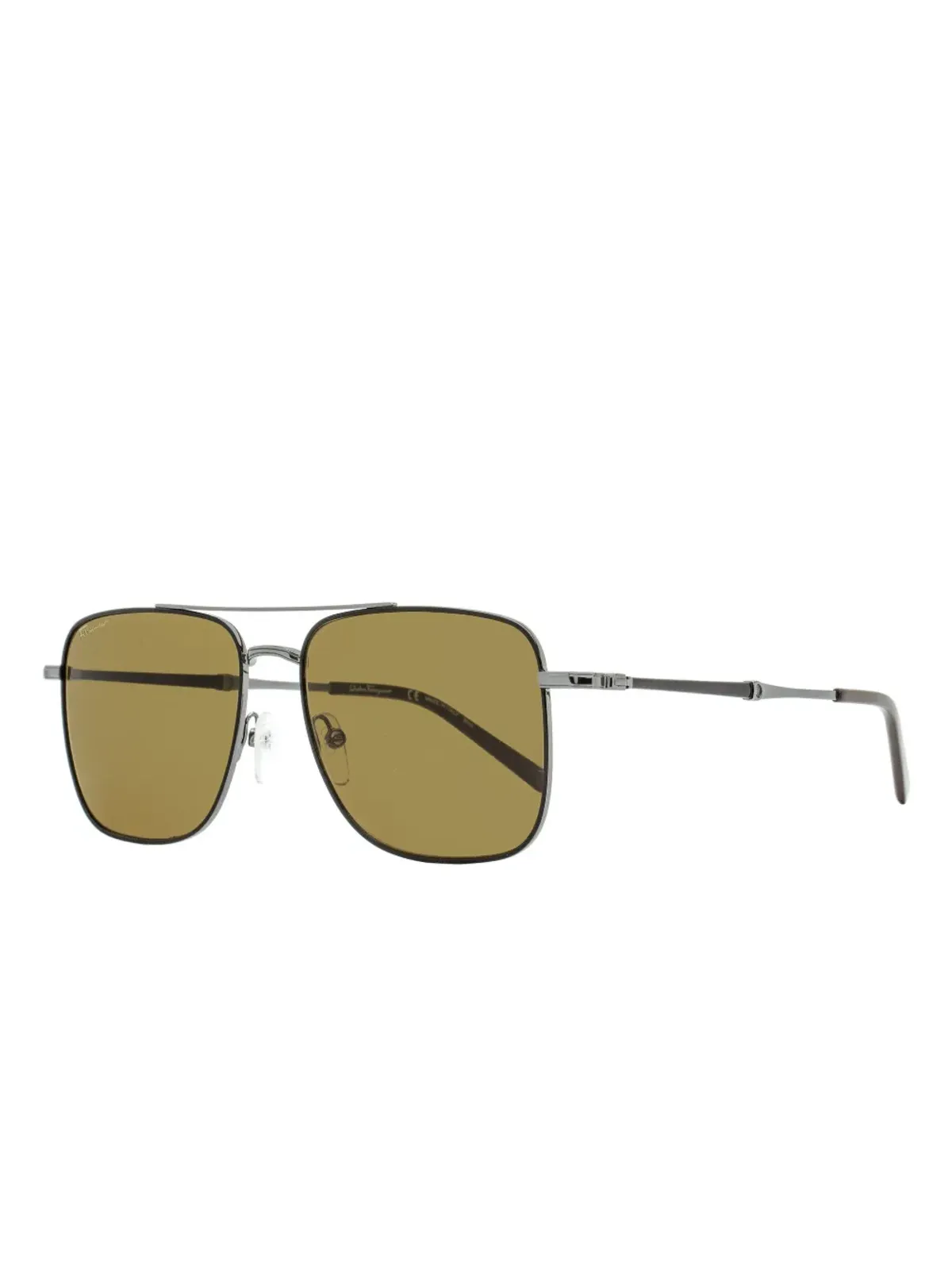 Ferragamo Eyewear 266パイロットフレームサングラス - 画像2