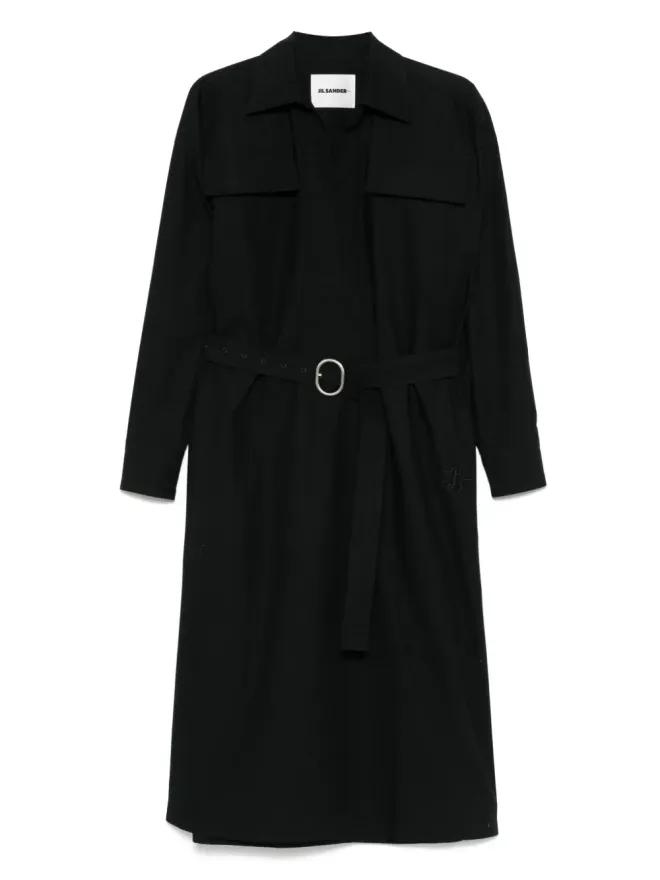 JIL SANDER+ JIL SANDER+ コットン ミディドレスの商品画像