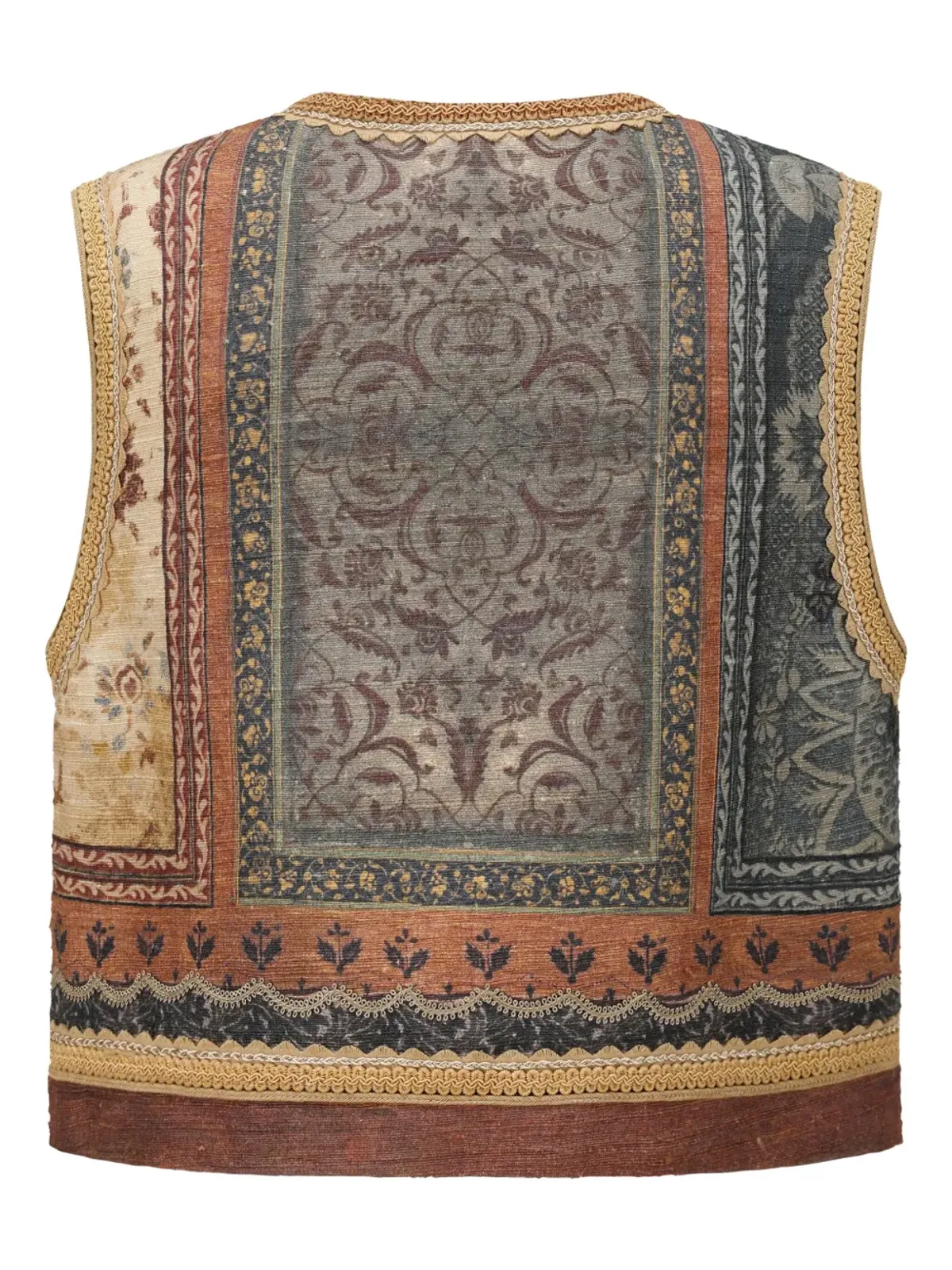INTO THE EAST Quercus printed waistcoat - 画像2