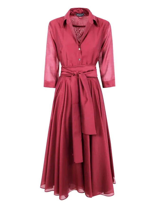DRHOPE DRHOPE ベルト付きミディドレスの商品画像