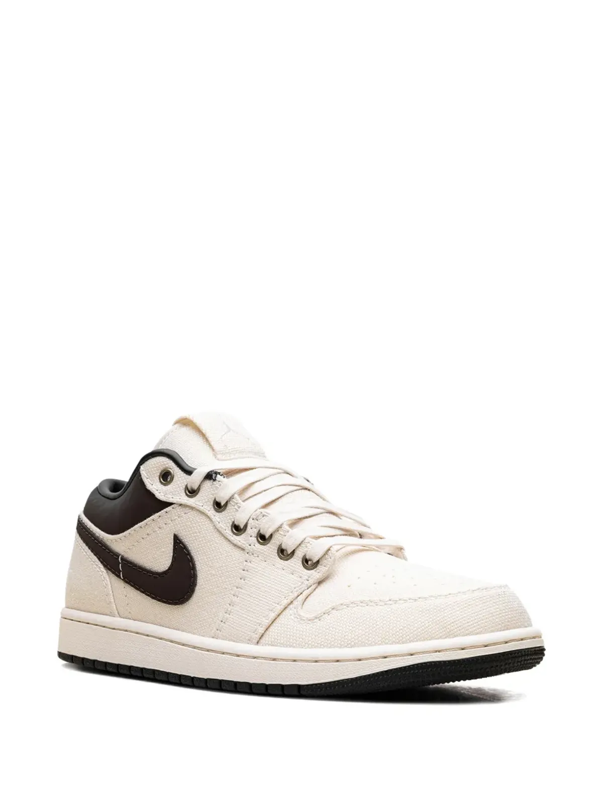 Jordan エアジョーダン1 ロー プレミアム Pale Ivory/Baroque Brown スニーカー - 画像2