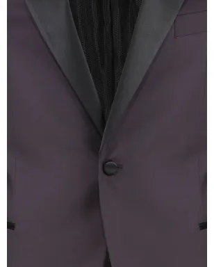 Emporio Armani ヴァージンウール混紡ブレザー ブルー - サムネイル2