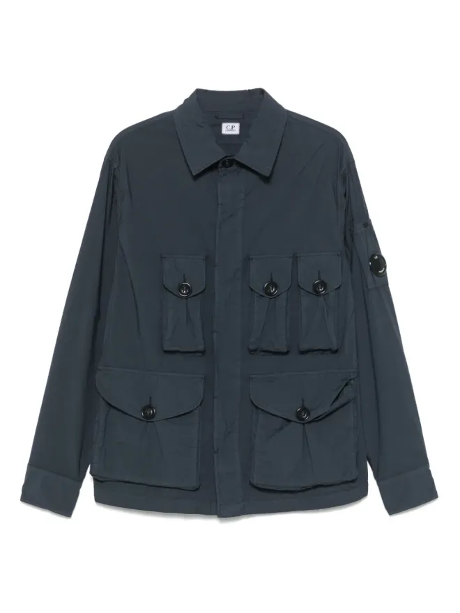 C.P. Company C.P. Company レンズディテールオーバーシャツ ブルーの商品画像