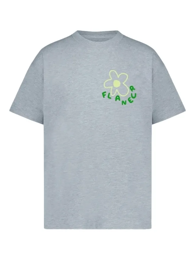 FLANEUR FLÂNEUR ブロッサム Tシャツ グレーの商品画像