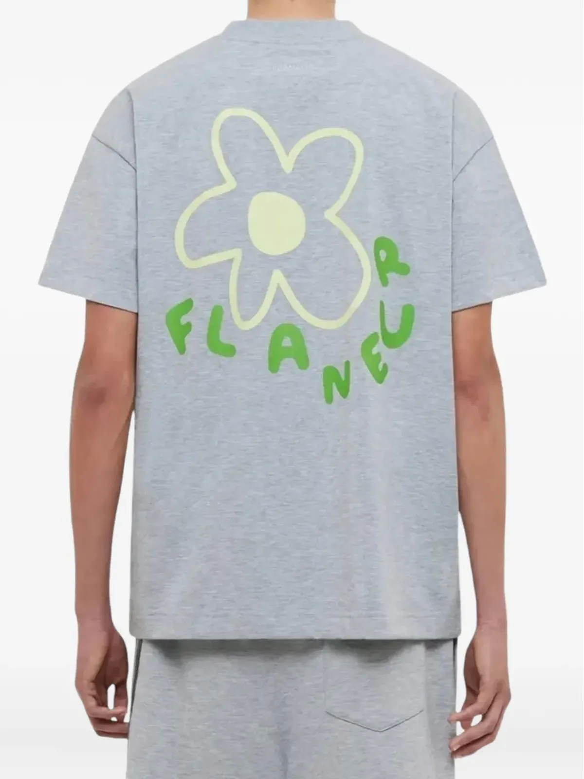 FLÂNEUR ブロッサム Tシャツ グレー - 画像3