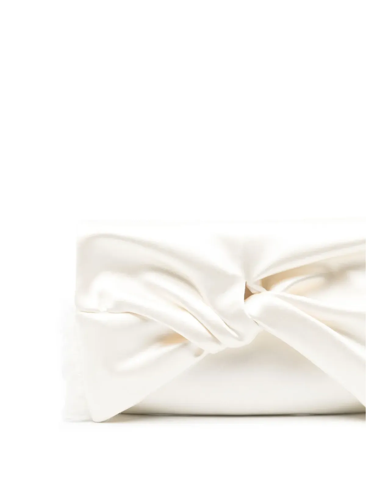 Anya Hindmarch ボウ クラッチバッグ - White - 画像4