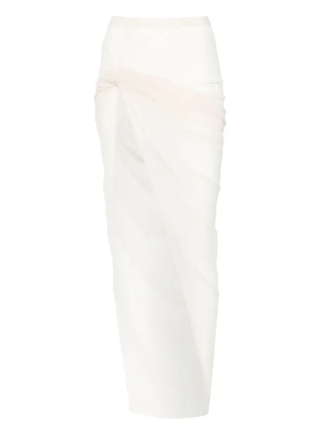 Rick Owens Lilies Rick Owens Lilies Twist Edfu アシンメトリースカートの商品画像