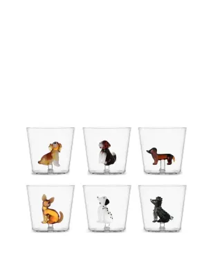 Ichendorf Milano 犬モチーフのタンブラー（6個セット・ホワイト） - サムネイル1