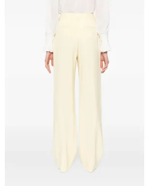 Elisabetta Franchi プリーツパンツ - イエロー - サムネイル4
