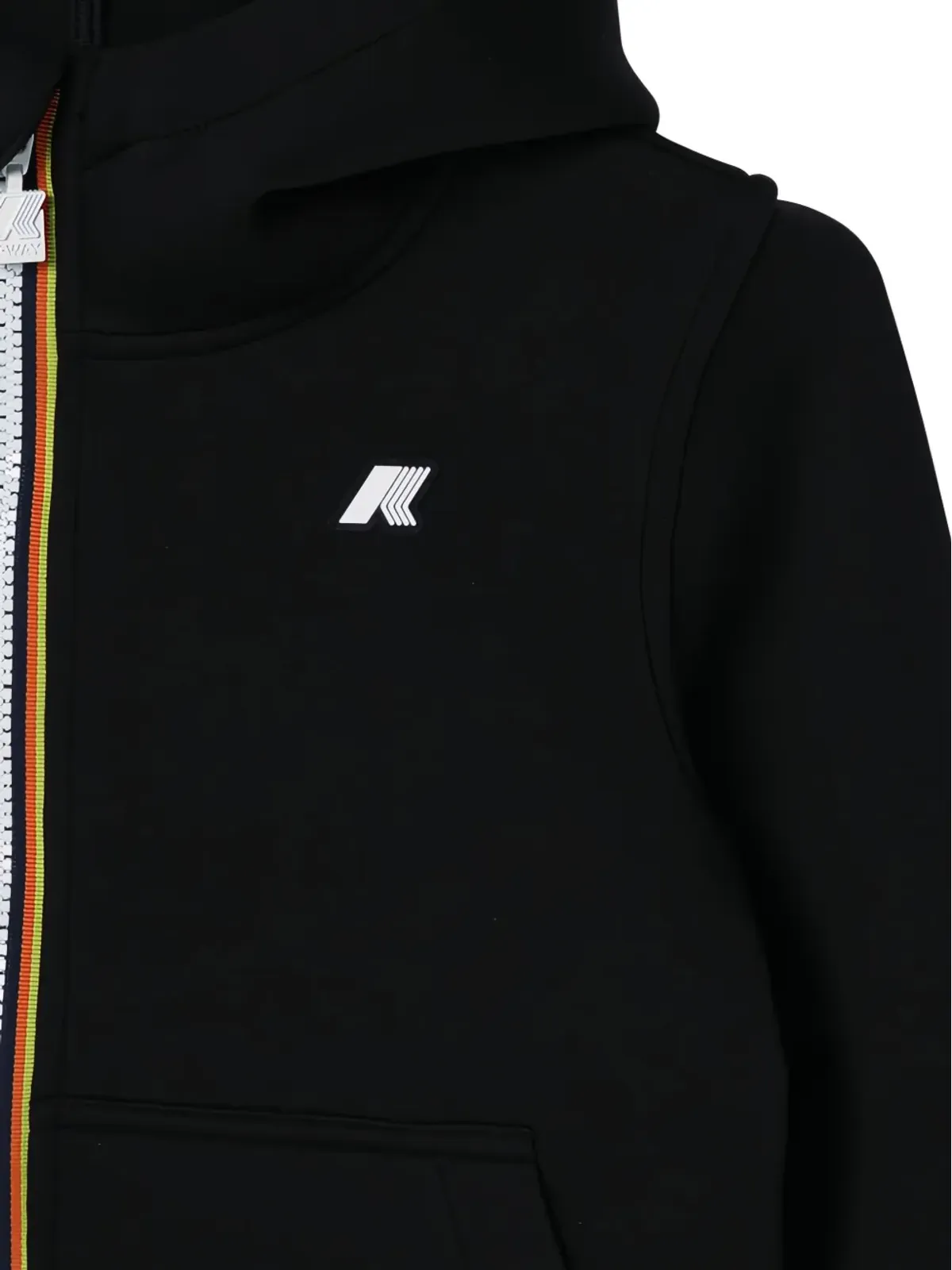 K Way Kids ジップアップフーディー - ブラック - 画像3